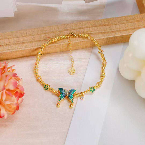 Enchanted Butterfly Bracelet – Cloisonné Enamel Edition - BodhiBloom